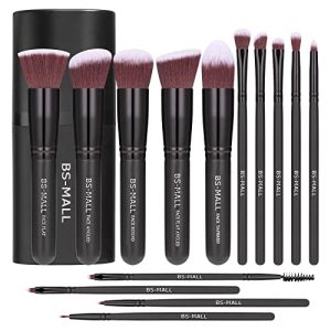 14-Piece Makeup Brush Set, Premium Synthetic, Rose Golden with Case