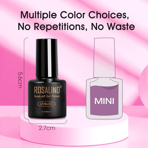 ROSALIND 20 Color Changing Gel Nail Polish Set with Temperature Change, Soak Off Required - Image 9
