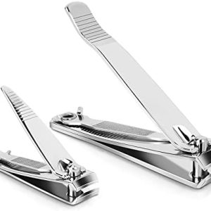 Stainless Steel Nail Clippers Set for Men, Women, and Kids - Durable and Easy to Use