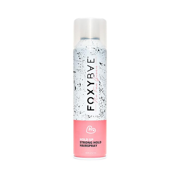 FoxyBae Strong Hold Hair Spray – Volumizing & Frizz Protecting – 8 Fl oz