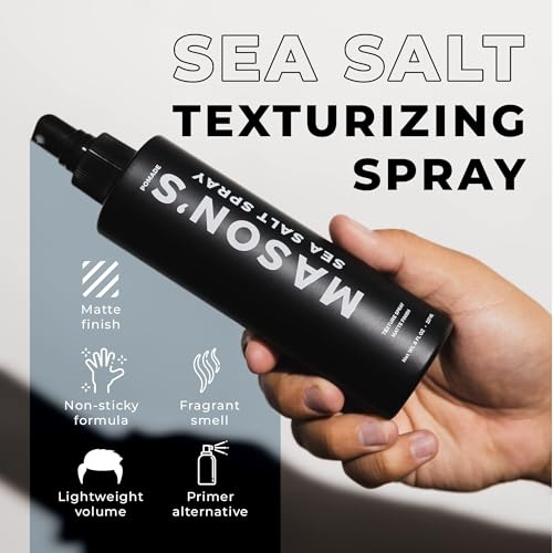 Mason's Pomade Beachy Texturizing Hair Spray 8 Oz for Volumizing Matte Finish - Image 3