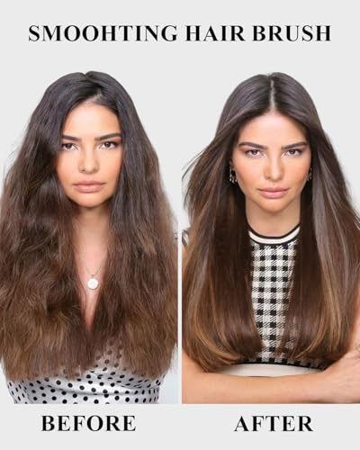 Soft Boar Bristle Hair Brush Set for Women and Kids with Gentle Bristles - Image 3