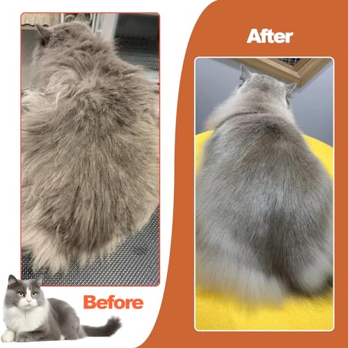 Self-Cleaning Slicker Brush for Indoor Cats with Easy Mat Removal Feature - Image 5