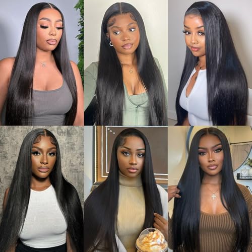 26-Inch Brazilian Virgin Human Hair Lace Front Wig with 180% Density and Natural Look - Image 4
