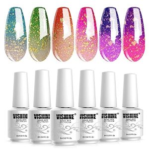 Vishine Color Changing Gel Nail Polish Set Mood 8ml