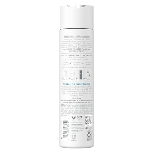 Dove Hydrating Conditioner for Dry Hair, 9.25 oz with Vitamin B3 and Zinc - Image 2