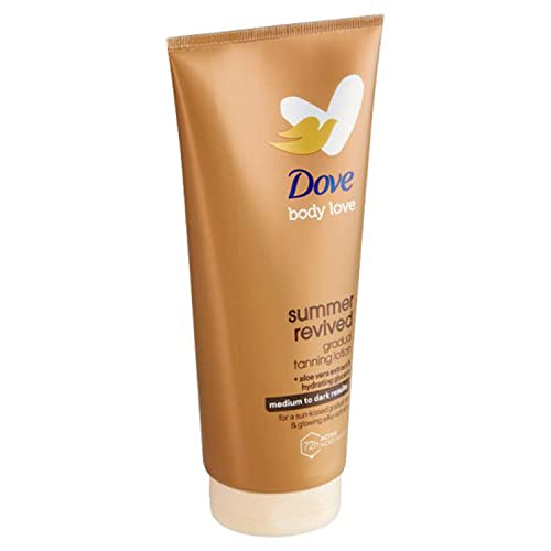 Dove Derma Spa Summer Revived Body Lotion 200ml – Medium to Dark Skin - Image 2