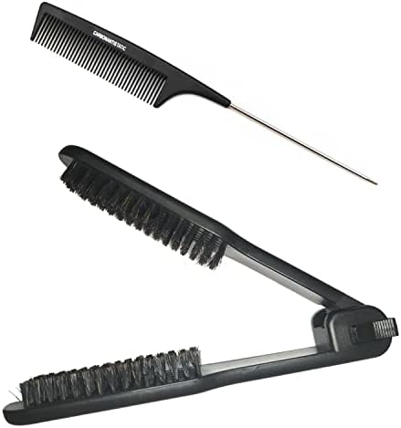 Double-Sided Hair Straightening Comb Suitable for All Hair Types and Textures