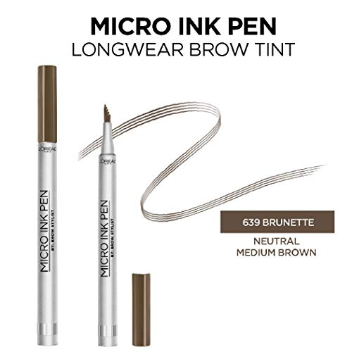 L’Oréal Paris Longwear Brow Tint Pen, Brunette, 0.033 fl oz - Image 2