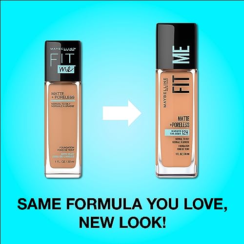 Maybelline Fit Me Matte and Poreless Foundation in Soft Tan, 30ml, New - Image 2