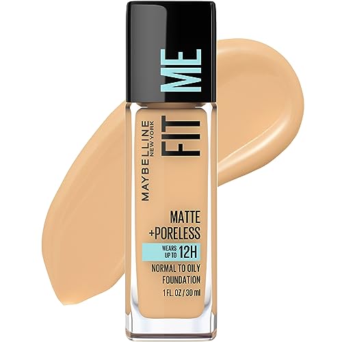 Maybelline Fit Me Matte and Poreless Foundation in Soft Tan, 30ml, New