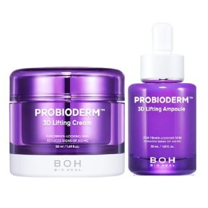 Probioderm 3D Lifting Cream and Ampoule Set, 1.7 fl oz, Anti-Aging Skincare