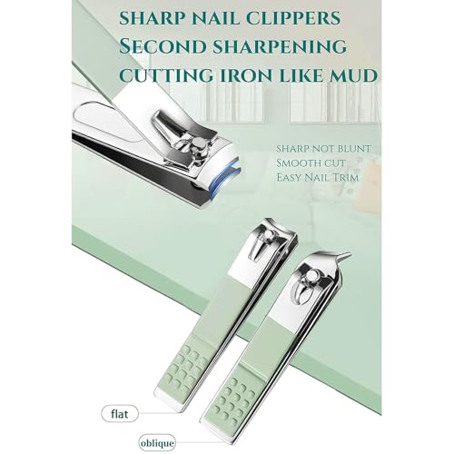 7-Piece Stainless Steel Manicure Set with Leather Case for Travel and Home Use - Image 8