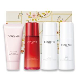 DONGINBI Korean Red Ginseng Anti-Aging Care Set EX, 5 Pieces for Skin Care