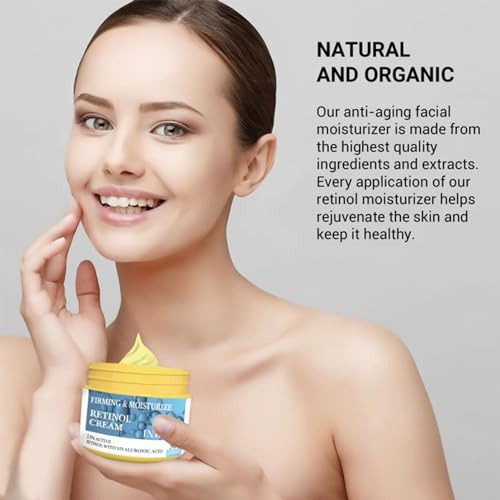 2.5% Retinol Anti-Aging Moisturizer Cream for Face, 50ml - Hydrating Skin Care - Image 7