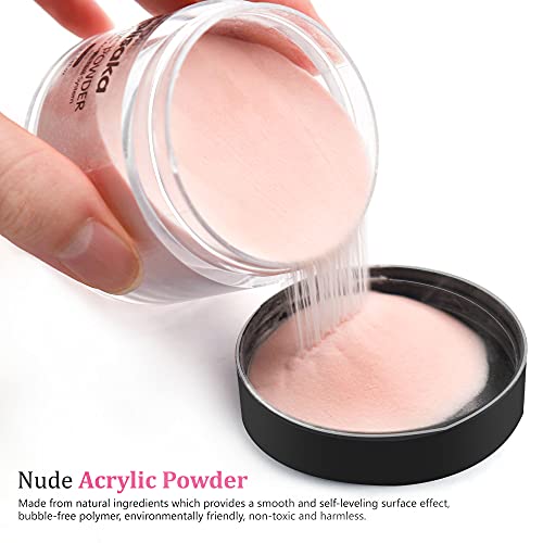 Professional Nude Acrylic Nail Powder for Extensions, 1.58oz, High Quality - Image 2