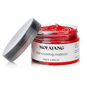 Red Temporary Hair Color Wax Spray - 4.23 oz, Easy Washout