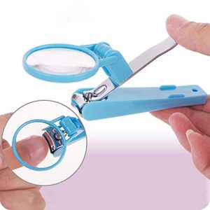 Extra Large Nail Clipper with Built-in Magnifier for Seniors and Kids, Easy Grip