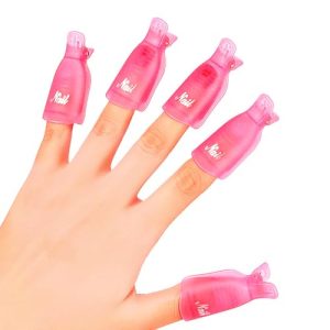10 Pcs Gel Nail Polish Remover Clips for Easy Soak Off and Nail Care