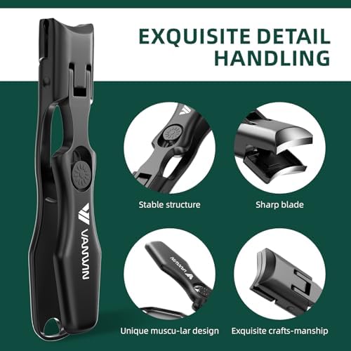 Heavy Duty Nail Clippers for Thick Nails with Large Jaw Opening and Ergonomic Grip - Image 6