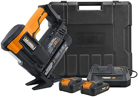 Freeman 20V Cordless 4-in-1 Flooring Nailer Stapler Kit, Includes Battery and Charger