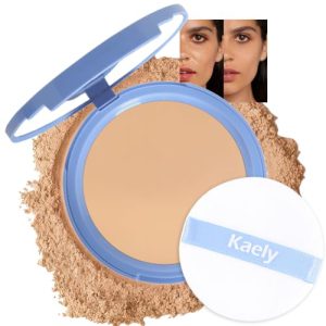 Kaely Oil Control Pressed Face Powder 03 Pure Beige 10g for Oily Skin