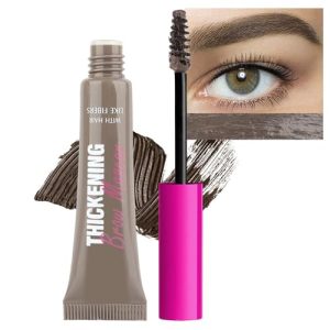 Tinted Brow Mascara Waterproof in Light Medium Brown for Natural-Looking Brows (1 Piece)