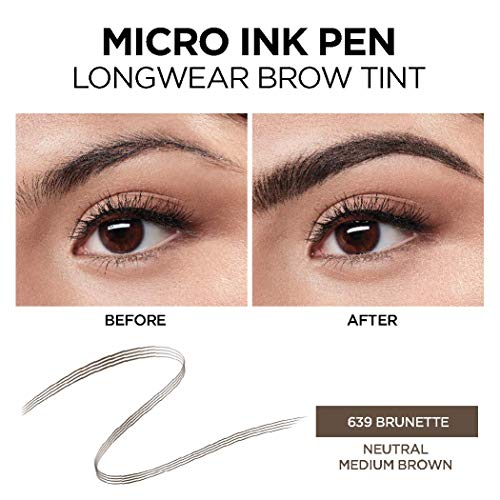 L’Oréal Paris Longwear Brow Tint Pen, Brunette, 0.033 fl oz - Image 4