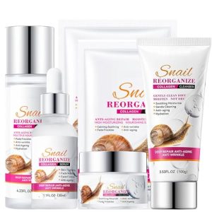 Snail Face Care Kit – 5Pcs Skincare Gift Set for Women