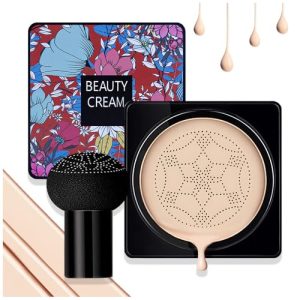 Mushroom Head CC Cream Foundation for Mature Skin, 1 oz, Hydrating Formula