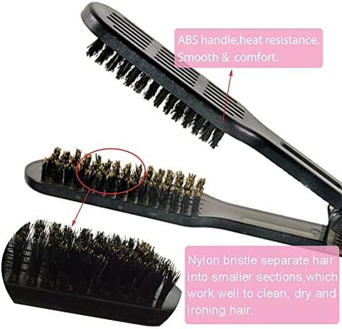 Double-Sided Hair Straightening Comb Suitable for All Hair Types and Textures - Image 2