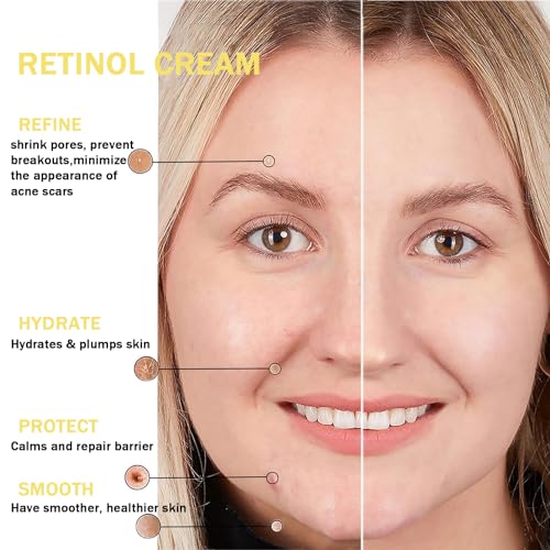 2.5% Retinol Anti-Aging Moisturizer Cream for Face, 50ml - Hydrating Skin Care - Image 4