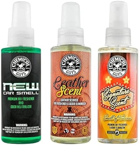 Chemical Guys AIR_301_04 Scent Sample Kit, 4 fl oz, Set of 3 Scents