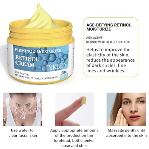 2.5% Retinol Anti-Aging Moisturizer Cream for Face, 50ml - Hydrating Skin Care - Image 6
