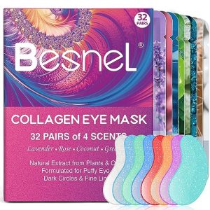 32 Pairs of Eye Gel Pads for Reducing Puffiness, Wrinkles, and Dark Circles