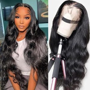 24-Inch Body Wave Lace Front Wig with 180 Density and HD Lace for Natural Look
