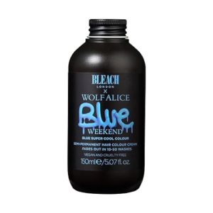 True Blue Semi-Permanent Hair Colour Cream - 150 ml, Vegan & Cruelty-Free