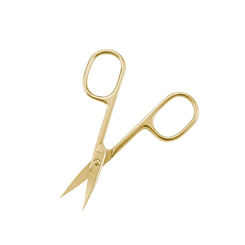LIVINGO 3.5-Inch Gold Stainless Steel Nail Cutter Scissors for Precision Grooming - Image 5