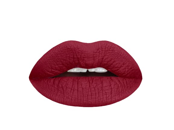 Aromi Burgundy Liquid Lipstick, Vegan and Waterproof, 0.2 oz for All-Day Wear