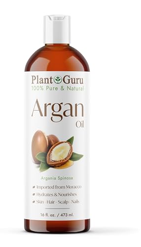 100% Pure Cold Pressed Argan Oil 16 oz - Moisturizer & Hair Growth
