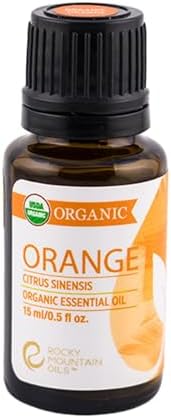100% Pure Organic Orange Essential Oil - 15mL Aromatherapy
