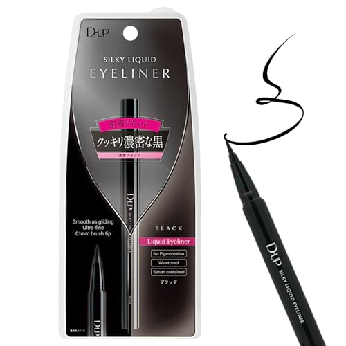 Silky Waterproof Liquid Eyeliner for Mature Women, 1 Fl Oz, Easy Application