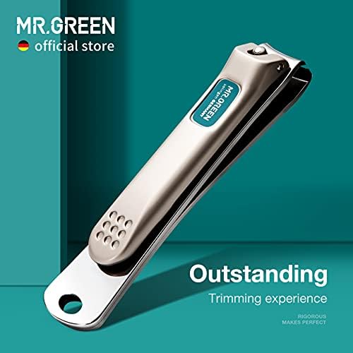 MR.GREEN Medium Red Stainless Steel Nail Clipper Set for Easy Grooming and Care - Image 2