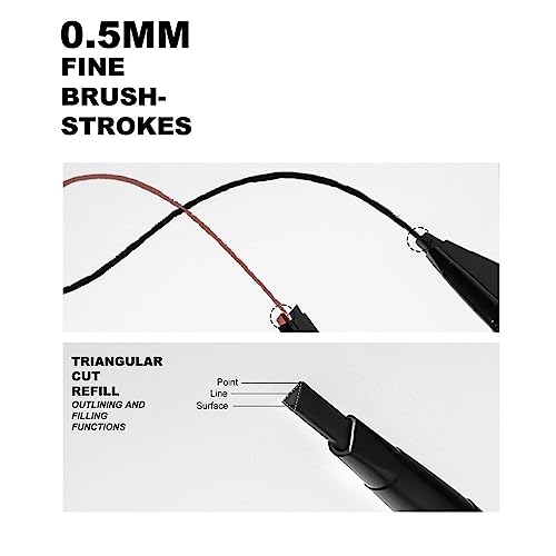 Retractable Eyebrow Definer Pencil 02 Grey for Professional Makeup, 0.05 oz - Image 4