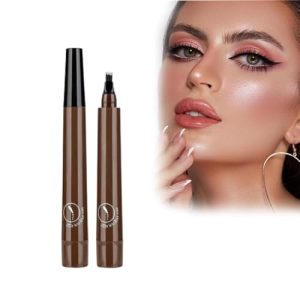 Magic Microblading Eyebrow Pencil 2024 in Dark Brown, Waterproof, 0.3g Capacity