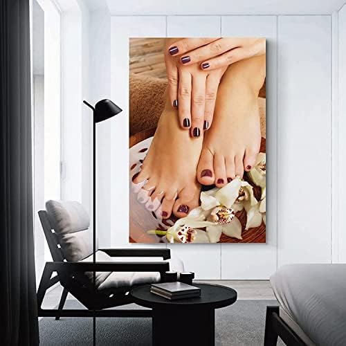 Nail Salon Aesthetic Canvas Wall Art 24x36in Unframed Home Decor Piece - Image 4