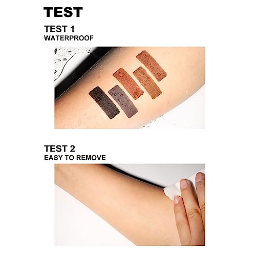 Retractable Eyebrow Definer Pencil 02 Grey for Professional Makeup, 0.05 oz - Image 5