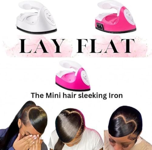 Rechargeable Mini Iron for Thick Hair with Lay Flat Design in White Color - Image 4