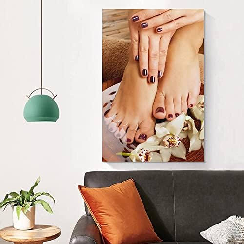 Nail Salon Aesthetic Canvas Wall Art 24x36in Unframed Home Decor Piece - Image 3