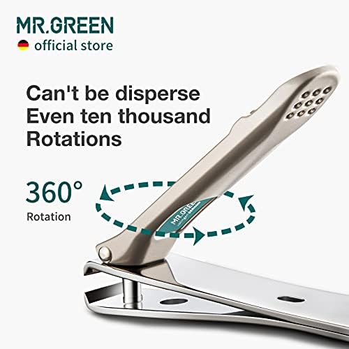 MR.GREEN Large Stainless Steel Nail Clippers with Curved Blades for Easy Trimming - Image 6